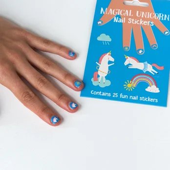 children's nail stickers - magical unicorn children's nail stickers - magical unicorn