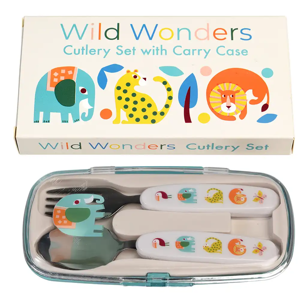 set de cubiertos wild wonders